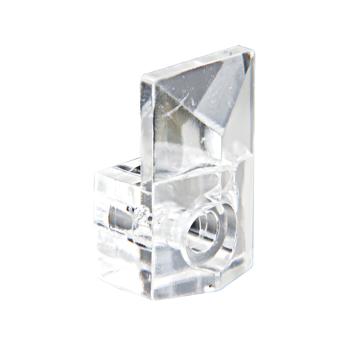 CRL 1/4" Square Beveled Clear Plastic Mirror Clip