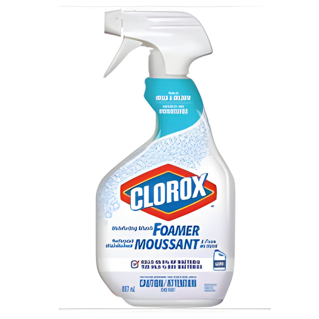 Clorox Disinfectant Bleach Foamer, rigger Bottle- 887mL x 3 Bottles/ Case