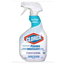 Clorox Disinfectant Bleach Foamer, rigger Bottle- 887mL x 3 Bottles/ Case