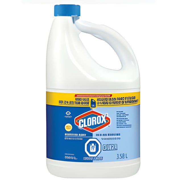 Clorox Disinfecting Liquid Bleach- 3.5 L x 3 Bottles / Case, 3.58 L