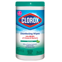 Clorox Disinfecting Wipes- 75 Count x 6 Packs / Case