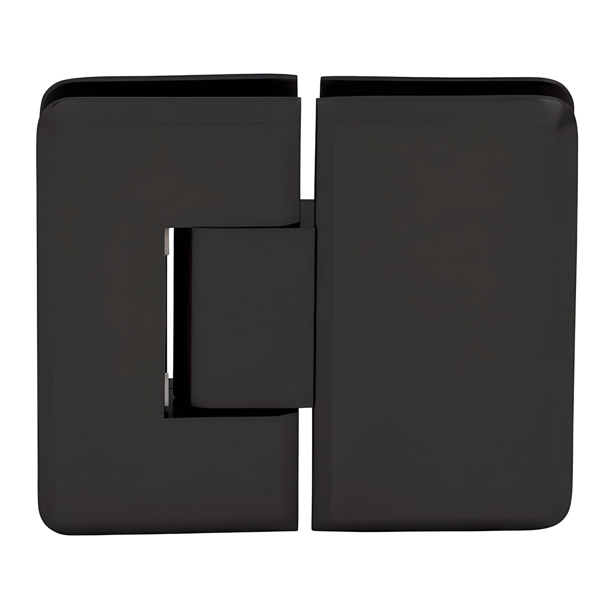 CRL Oil Rubbed Bronze 180º Glass-to-Glass Positive Close Cologne Hinge