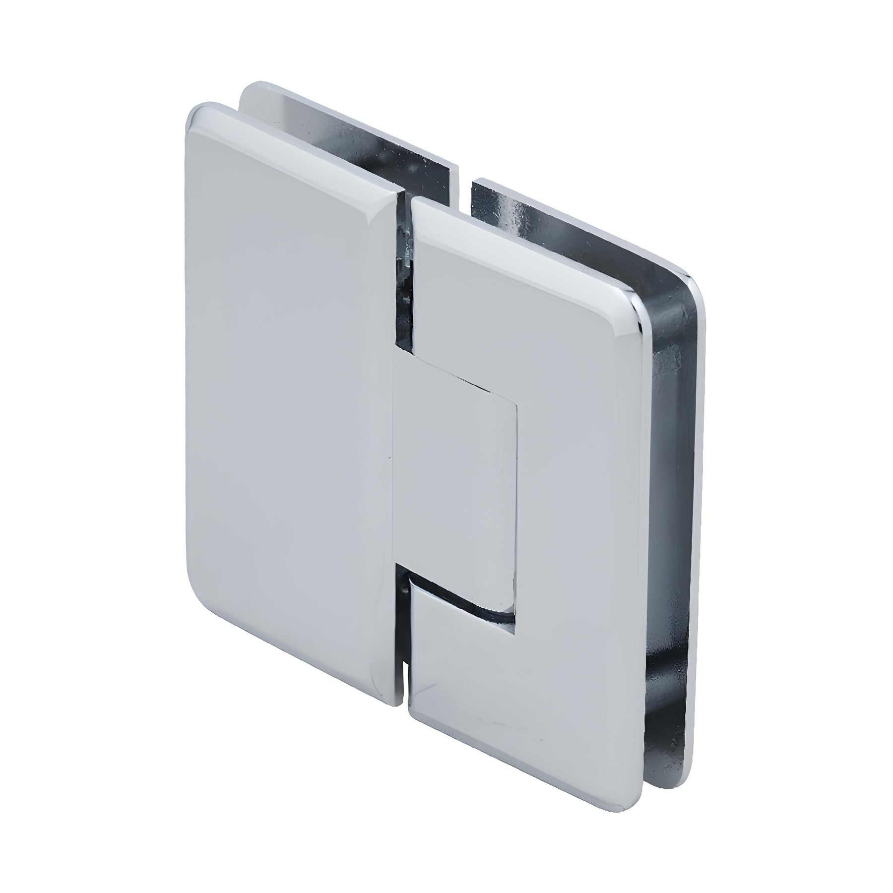 CRL Polished Chrome Cologne 180 Series 180º Glass-to-Glass Hinge