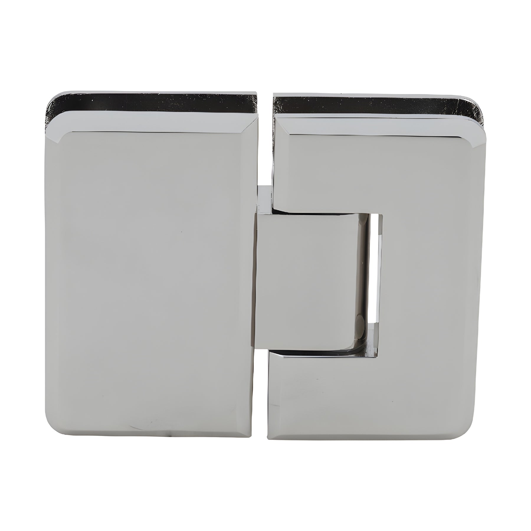 CRL Polished Nickel Cologne 180 Series 180º Glass-to-Glass Hinge