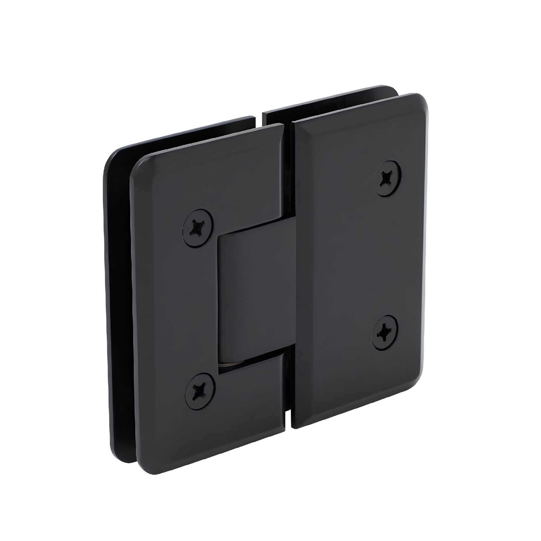 CRL Matte Black Cologne 180 Series 180º Glass-to-Glass Hinge