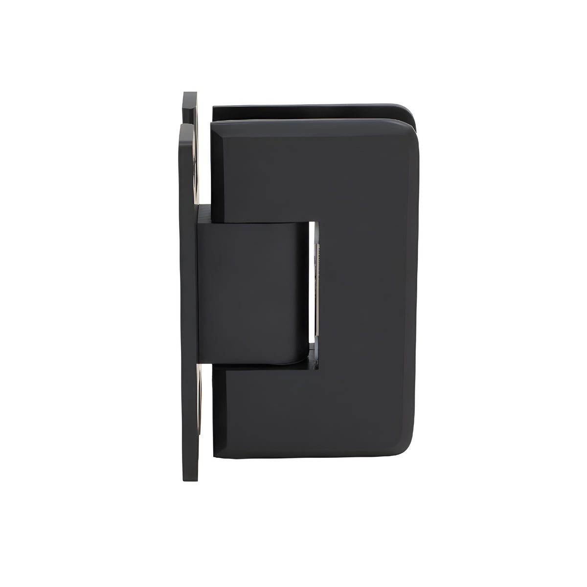 CRL Oil Rubbed Bronze Cologne Series Wall Mount 'H' Back Plate Positive Close Hinge