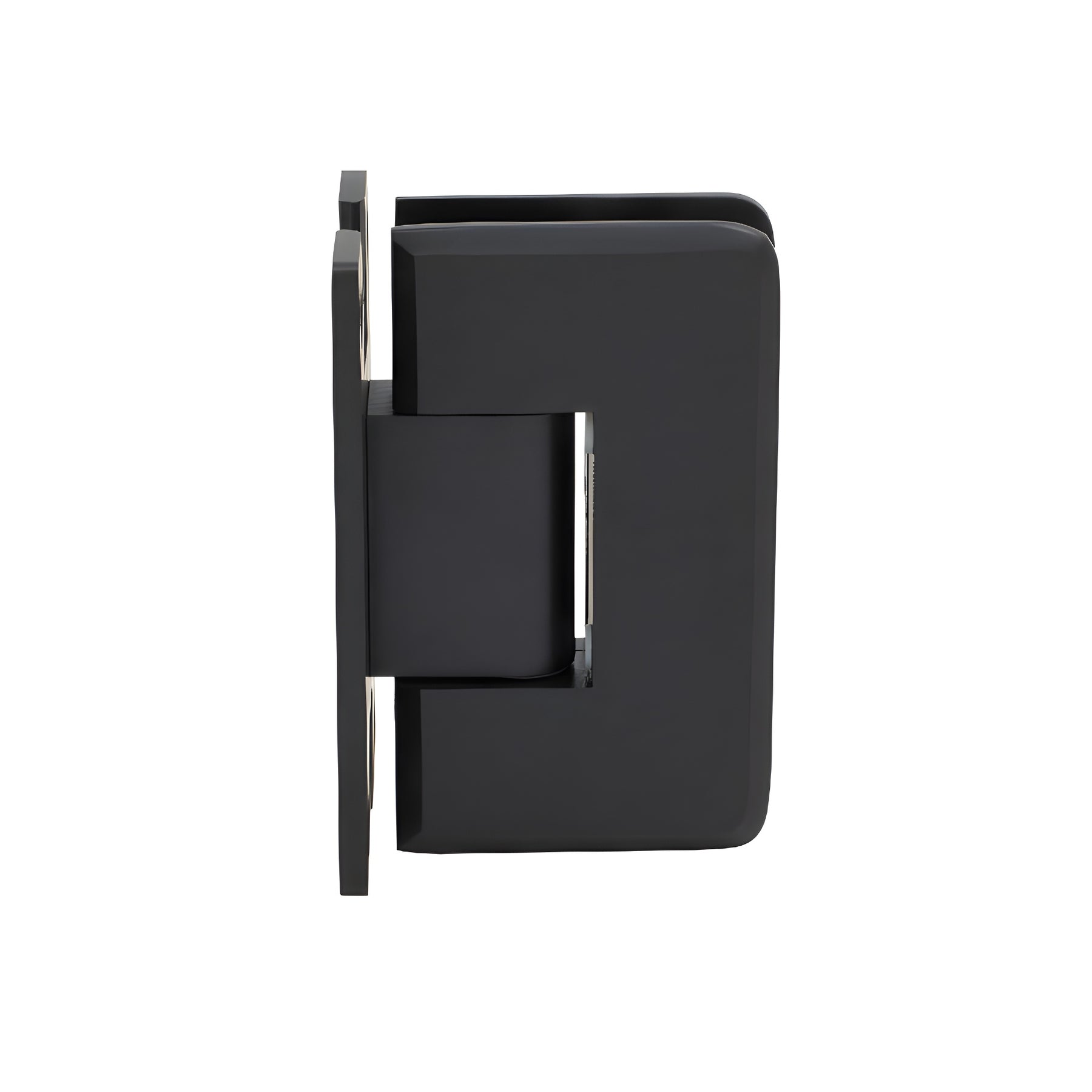 CRL Oil Rubbed Bronze Cologne Series Wall Mount 'H' Back Plate Positive Close Hinge