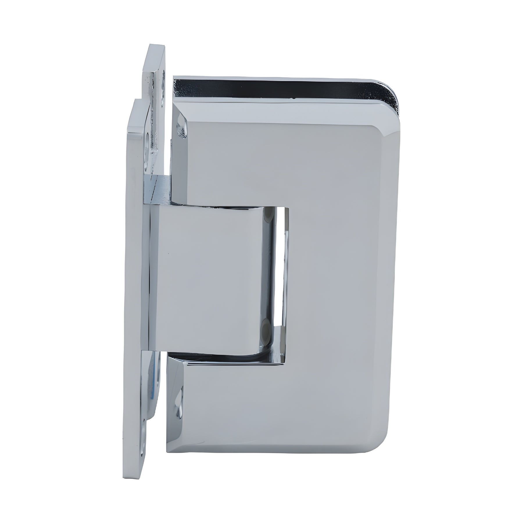 CRL Polished Chrome Cologne 537 Series 5 Degree Pre-Set Wall Mount 'H' Back Plate