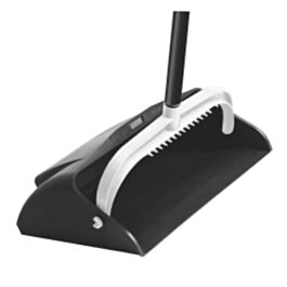 Colour-Coded Lobby Dust Pan, Metal Handle, White- 6 / Case