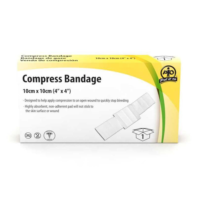 Compress Bandage, 10cm x 10cm- 1 / Box