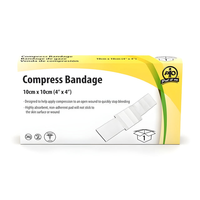 Compress Bandage, 10 cm x 10 cm