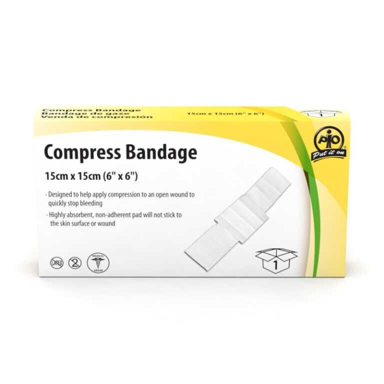 Compress Bandage, 15 x 15cm- 1 / Box