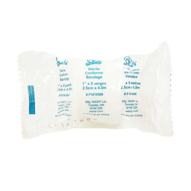 Conform Bandage, 2.5cm x 4.5m- 12 Rolls / Bag