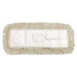 Cotton Dust Mop, Tie On, 5" x 36"- 1 Ea