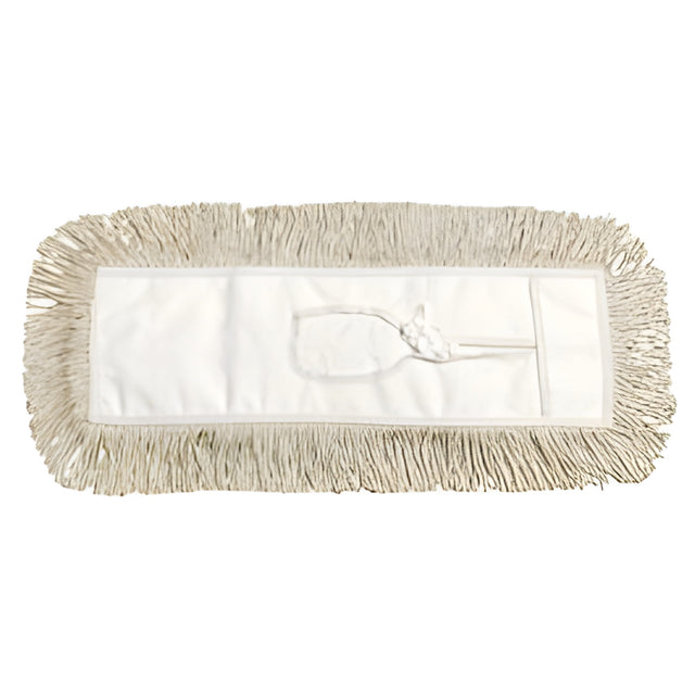 Cotton Dust Mop, Tie On, 5" x 48"- 1 Ea