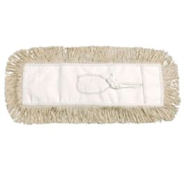 Cotton Dust Mop, Tie On, 5" x 72"- 1 Ea