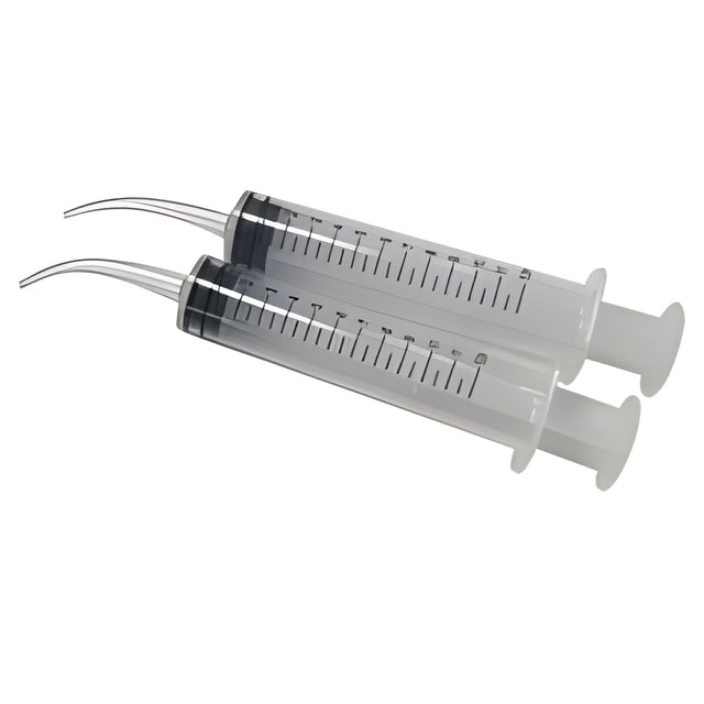 Curved Tip Disposable Syringe, 12 mL, 50 / Box