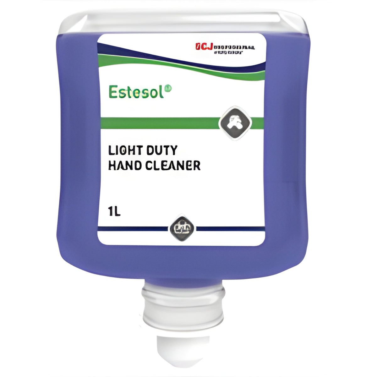 DEB Estesol Lotion Pure, Light Duty Hand Cleaner - 1 L x 6 Cartridges / Case