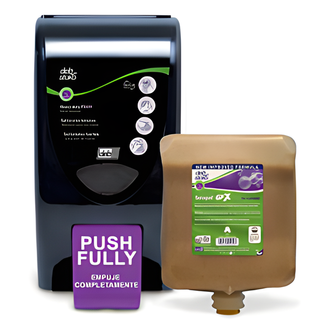 DEB GFX, Heavy Duty Foam Handwash with Grit- 3.25 L x 2 Cartridges / Case
