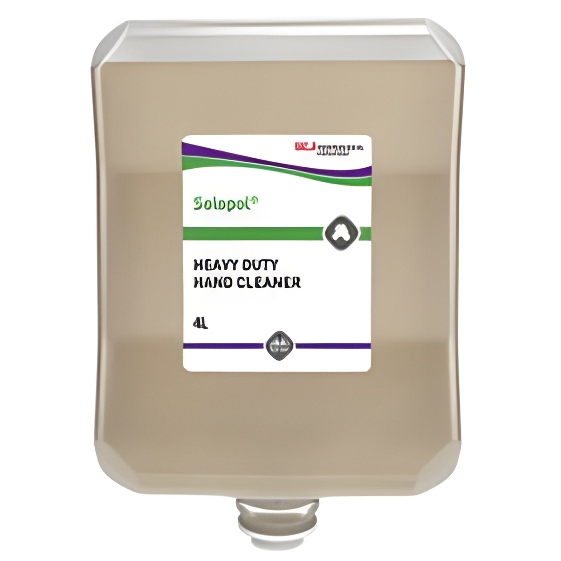 DEB SOL2LT Solopol Classic, Solvent-Free Heavy Duty Hand Cleansing Paste - 4 L x 4 Cartridges / Case