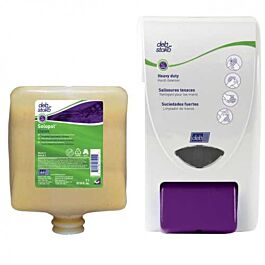 DEB Solopol Classic, Solvent-Free Heavy Duty Hand Cleansing Paste - 2 L x 4 Cartridges / Case