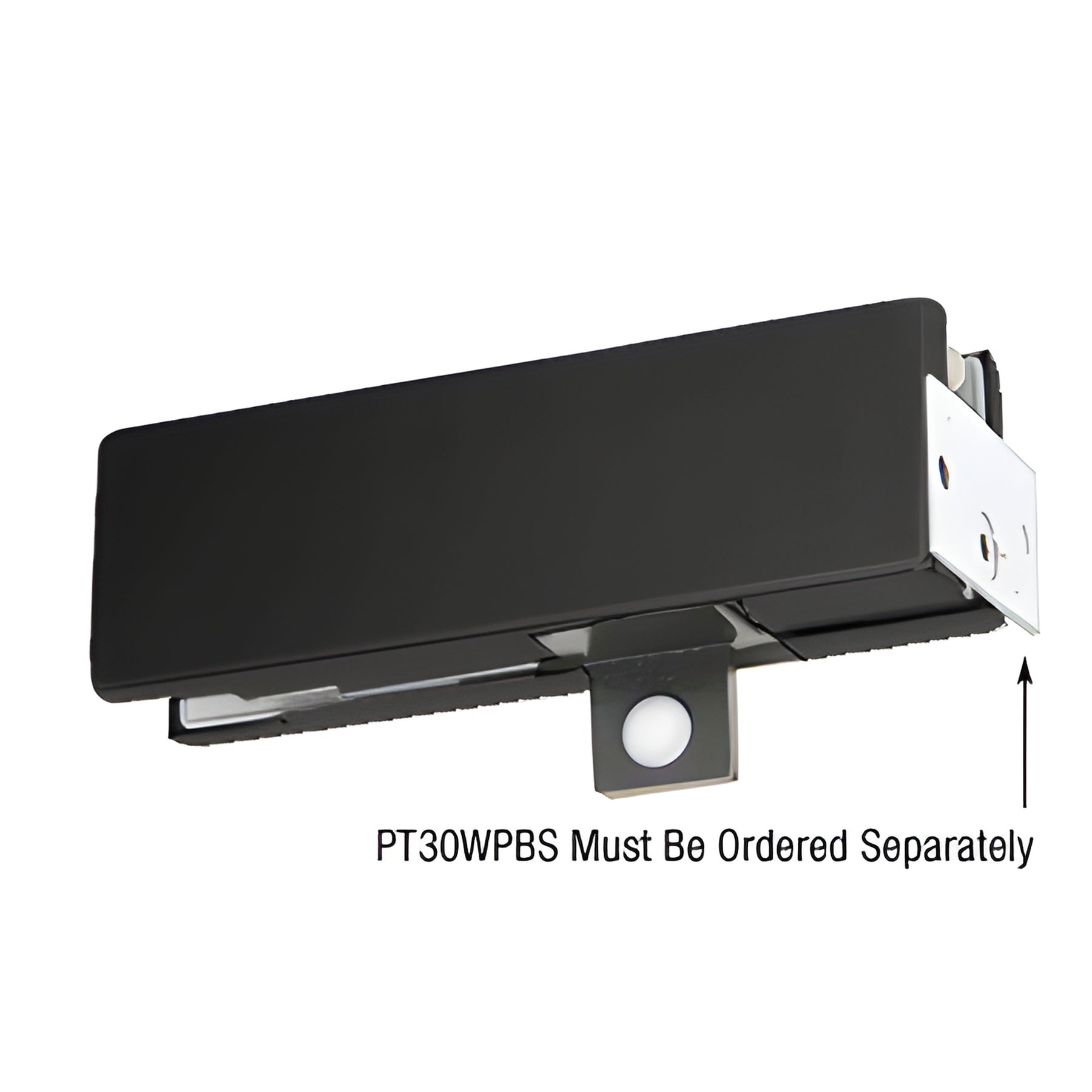 DORMAKABA® Matte Black Wall Mounted Transom Patch Fitting With Pivot