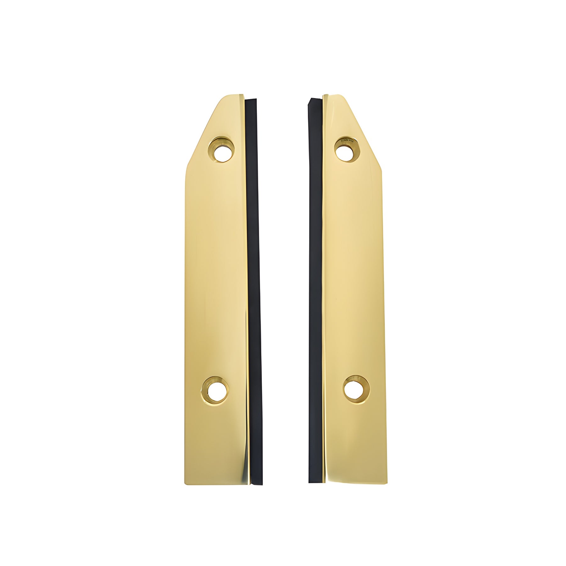 CRL DRX™ 4" Polished Brass Split Tapered End Cap with Filler