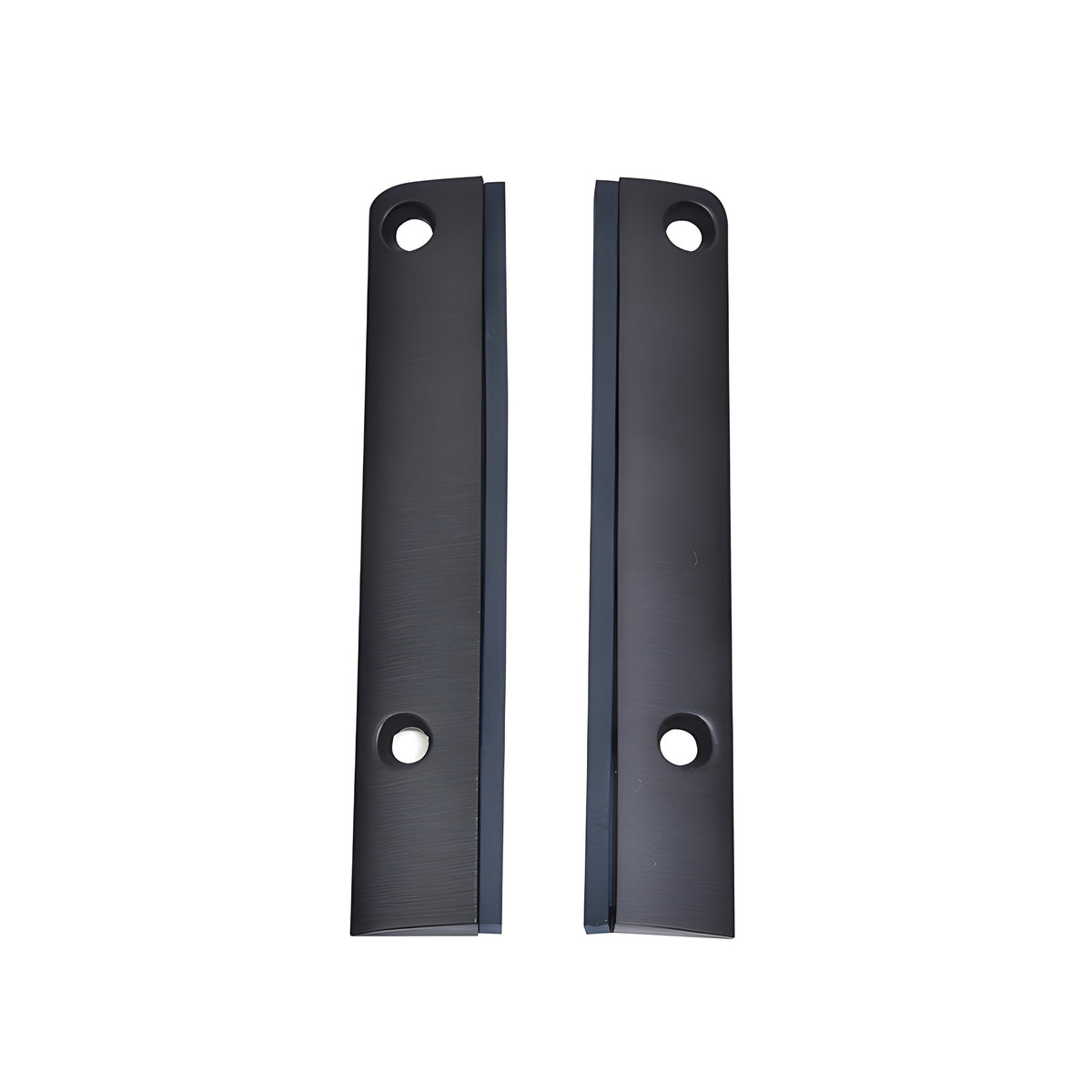 CRL DRX™ 4" Black Bronze Anodized Split Square End Cap with Filler
