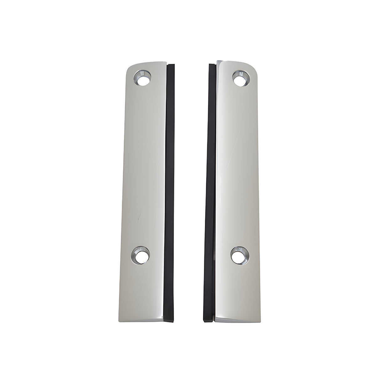 CRL DRX™ 4" Polished Stainless Steel Split Square End Cap with Filler