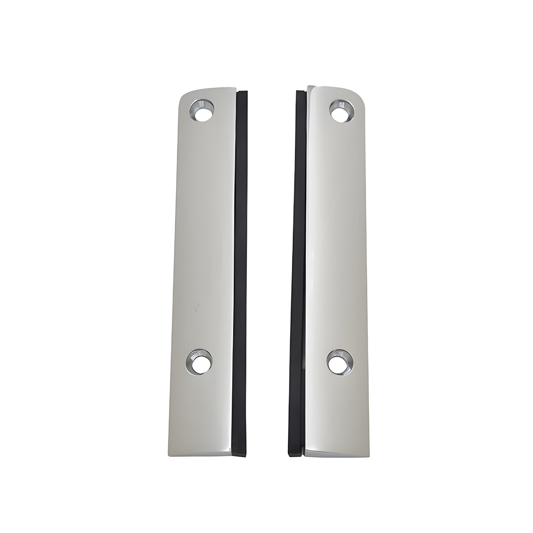 CRL DRX™ 4" Polished Stainless Steel Split Square End Cap with Filler