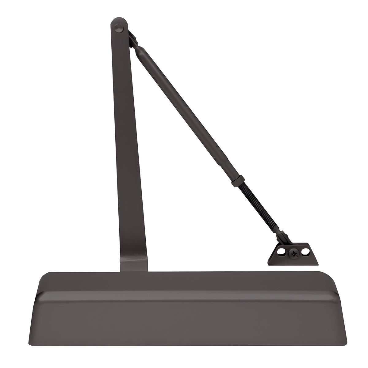 CRL Dark Bronze Adjustable Spring Power Size 2 to 5 Surface Mount Door Closer