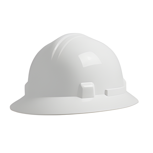 Degil, Headguard Wide Brim, Hard Hat, CSA Type 1, Class E, Ratchet Suspension, White