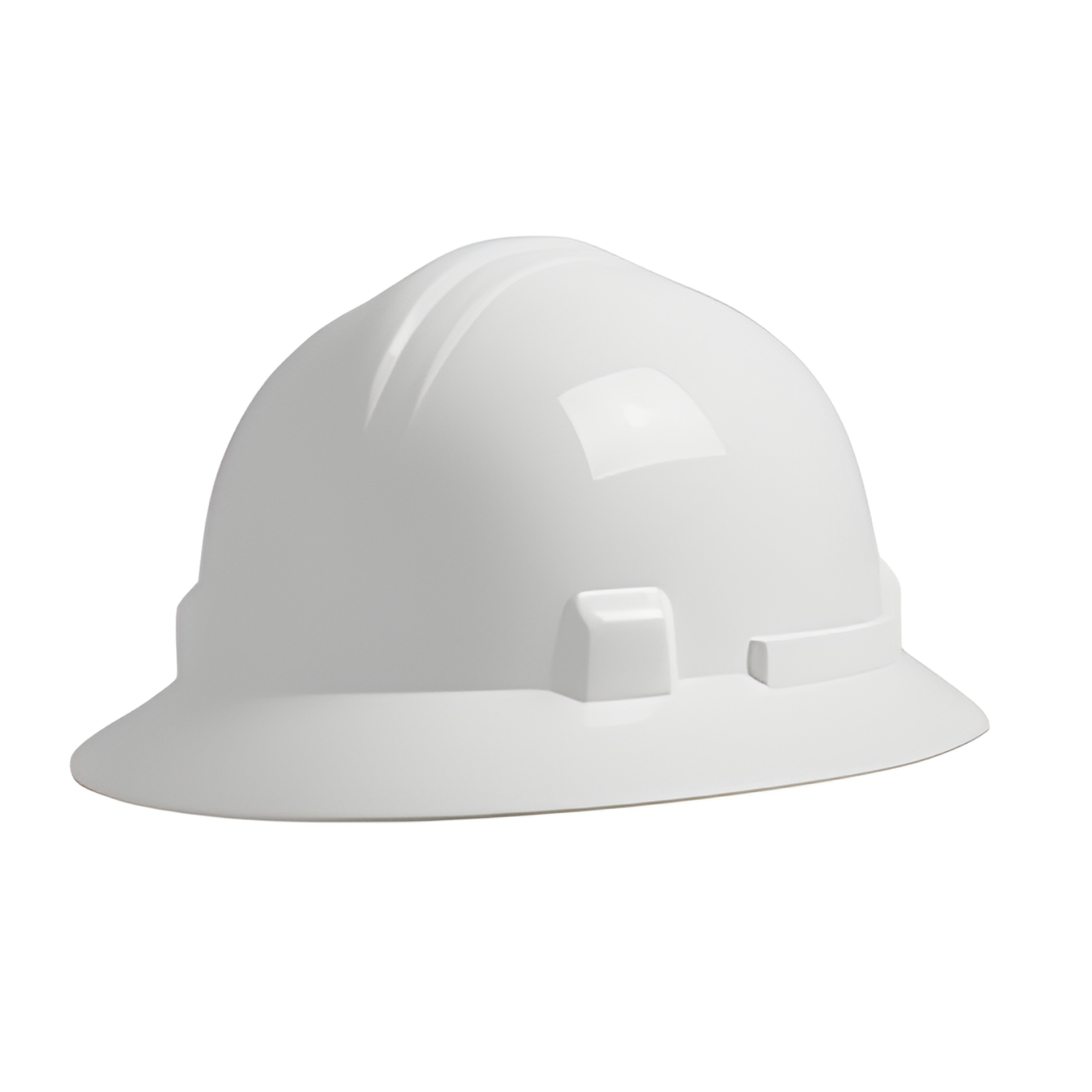 Degil, Headguard Wide Brim, Hard Hat, CSA Type 1, Class E, Ratchet Suspension, White- 1 Each