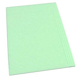 Dental Bibs, 13 x 18, Green - 500 / Case
