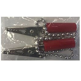 Dental Bibs Chain- Metal Red