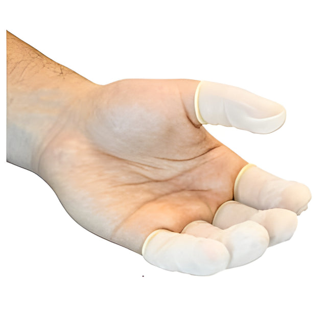 Disposable Latex Finger Cots, Small – 144/Box