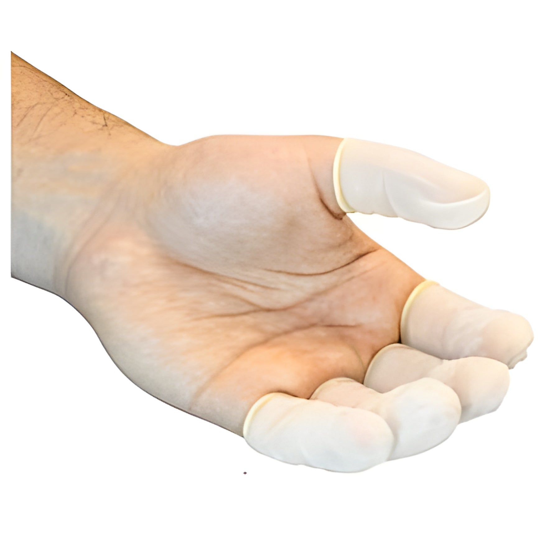 Disposable Latex Finger Cots, X Large- 144 / Box