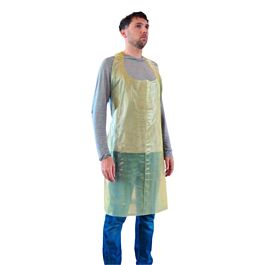 Disposable Poly Aprons, 1 mil, Yellow-100 / Bag