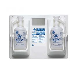 Dual Eyewash Station with 1L Empty bottle- 1 Ea