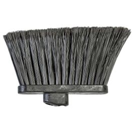 Duo-Angle Broom, 10" Head Only ,Black - 12 / Case
