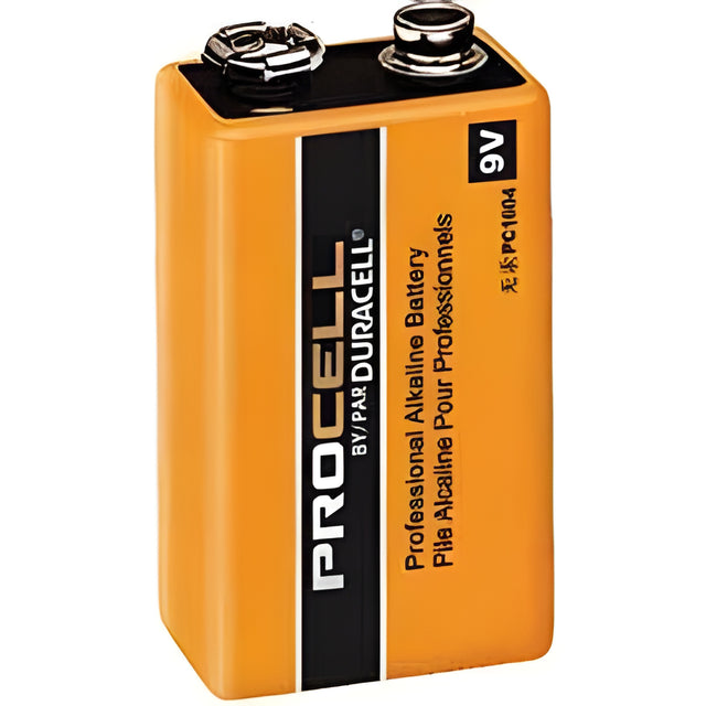 Duracell Procell Batteries, Size 9V – 72/Case