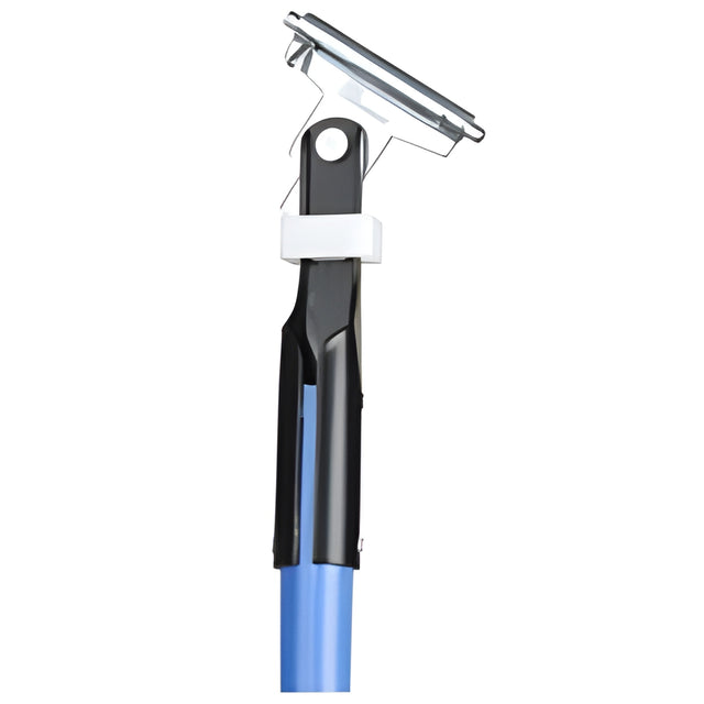 Dust Mop Handle, Clipper Style, Fiberglass, Blue, 60"- 1 Ea