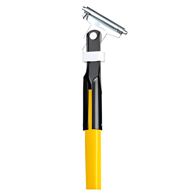 Dust Mop Handle, Clipper Style, Fiberglass, Yellow, 60"- 1 Ea