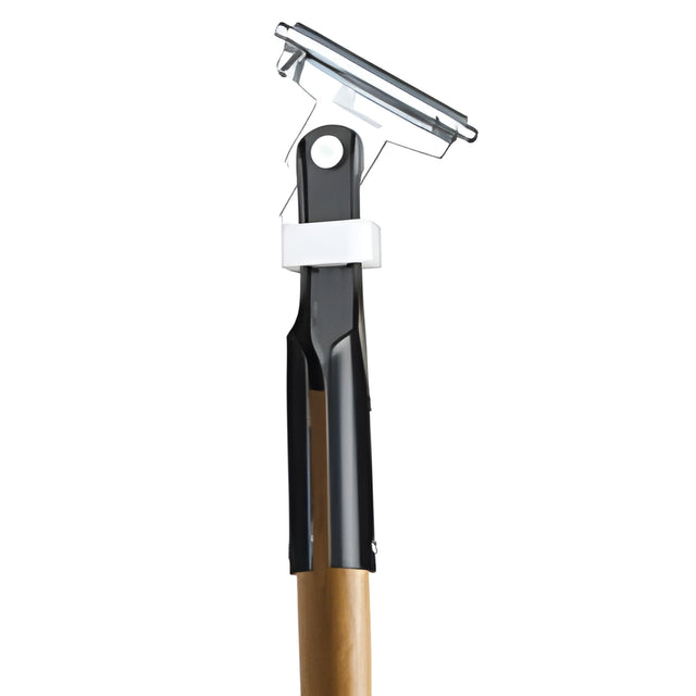 Dust Mop Handle, Clipper Style, Wood, 60"- 1 Ea