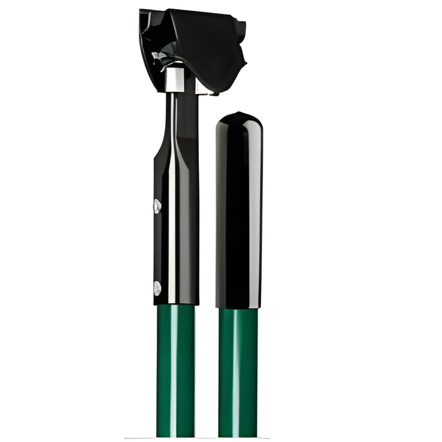 Dust Mop Handle, Snapper Style, Fiberglass, Green, 60"- 1 Ea