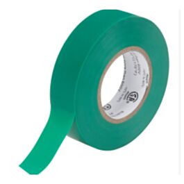 Electrical Tape, 19 mm x 18 m, Green, 7 mils - 1 Roll