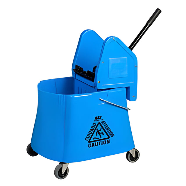 Elephant Mop Bucket with Down Press Wringer, Blue, 40 Quart