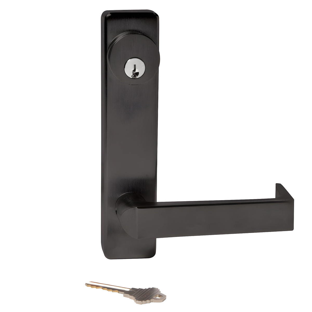CRL Escutcheon Lever Trim Entrance Non-Handed Dark Bronze Finish Keyed Randomly