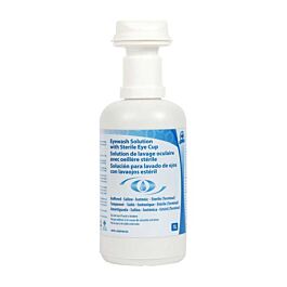 Eyewash Solution with Sterile Eye Cup, 1L- 1 Bottle