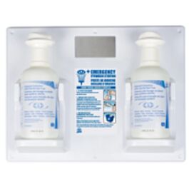 Eyewash Station with 2-1 L Eyewash, Eye Cup & Mirror- 1 Each